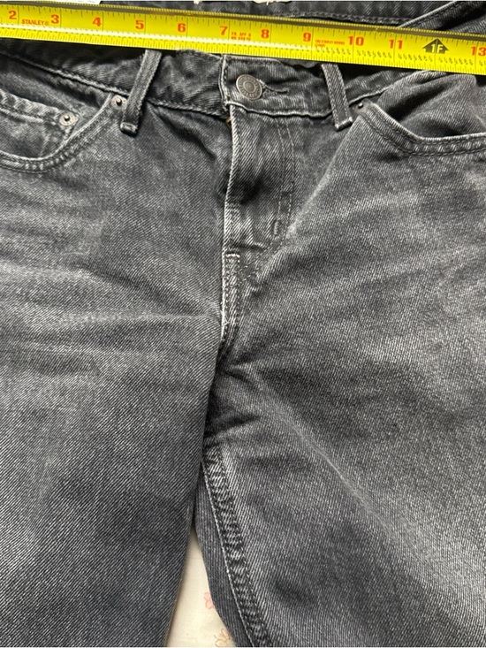 Levi’s low loose black / dark grey jeans - Picture 6 of 6